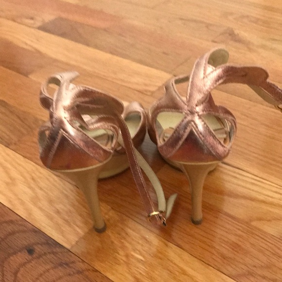 Metallic Platform Sandals - Picture 2 of 3